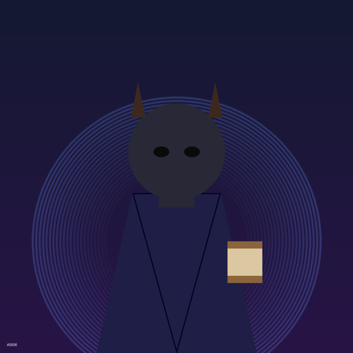 Obsidian monk with horned helm